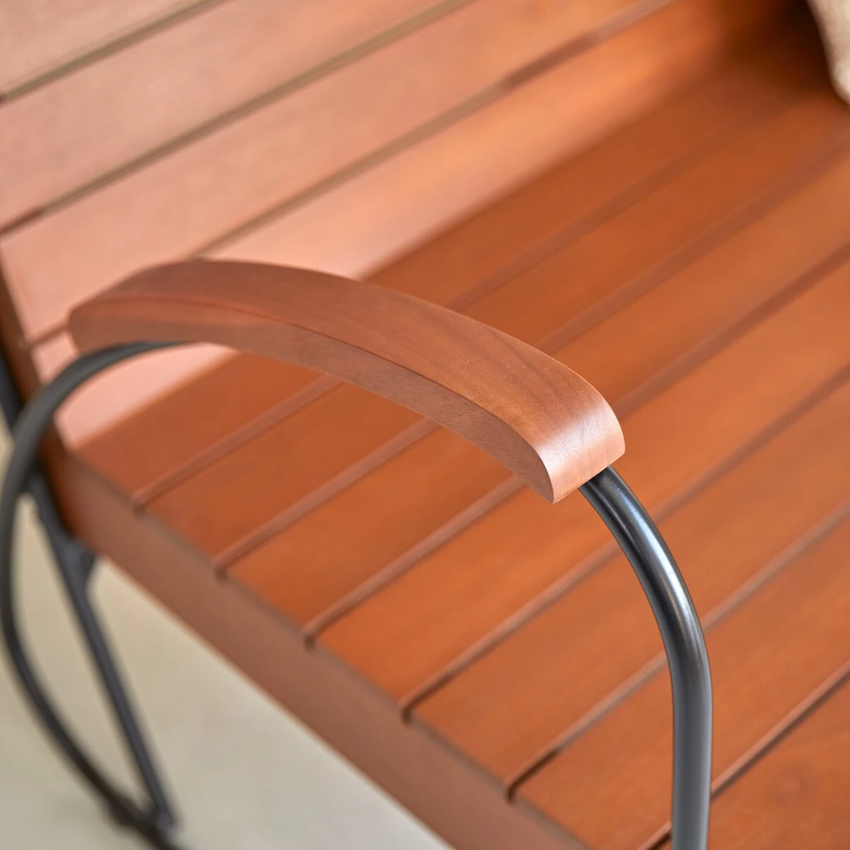 Key Wood 3-seater Bench In Solid Acacia Ref. 6047 4 Key Wood 3-seater Bench In Solid Acacia Ref. 6047 - Image 2