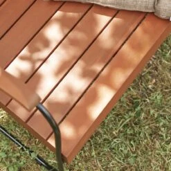 Key Wood Solid Acacia Garden Bench Ref. 6214 -Tikamoon 1200 1200 key wood solid acacia garden bench 4