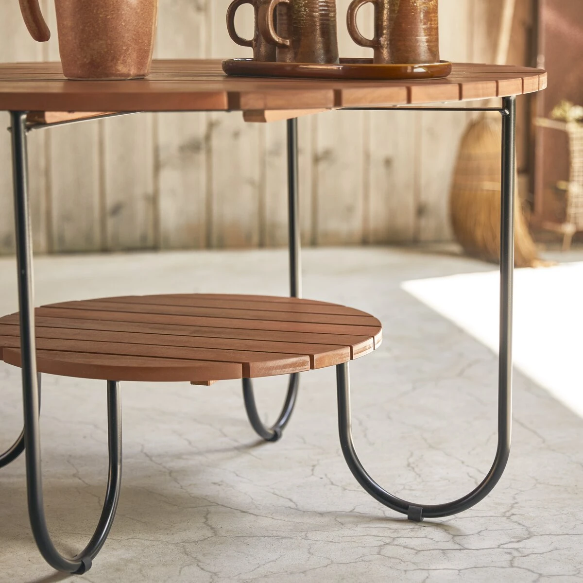 Key Wood Solid Acacia Slatted Garden Coffee Table Ref. 6217 6 Key Wood Solid Acacia Slatted Garden Coffee Table Ref. 6217 - Image 4