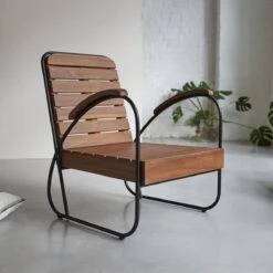 Key Wood Solid Teak Armchair Ref. 1179 -Tikamoon 1200 1200 key wood solid teak armchair 4