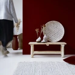 Kilim Decorative Solid Teak Bench Ref. 3635