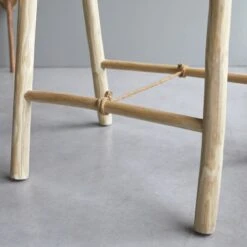 Kilim Solid Teak Single Towel Rack Ref. 3683 -Tikamoon 1200 1200 kilim solid teak single towel rack 2