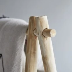 Kilim Solid Teak Single Towel Rack Ref. 3683 -Tikamoon 1200 1200 kilim solid teak single towel rack 3