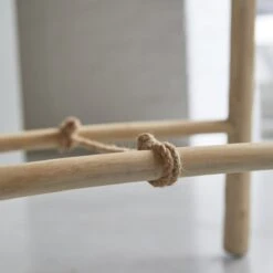 Kilim Solid Teak Single Towel Rack Ref. 3683 -Tikamoon 1200 1200 kilim solid teak single towel rack 4