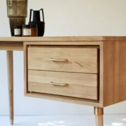 Kort Solid Teak Desk Ref. 2331 12 Kort Solid Teak Desk Ref. 2331 -Tikamoon 1200 1200 kort solid teak desk 4