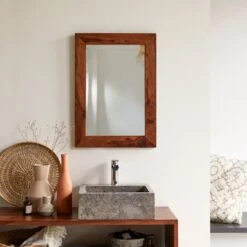 Kwarto Solid Sheesham Mirror 70x50 Cm Ref. 1836