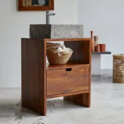 Kwarto Solid Sheesham Vanity Unit 60 Cm Ref. 4811 -Tikamoon 1200 1200 kwarto solid sheesham vanity unit 60 cm 3