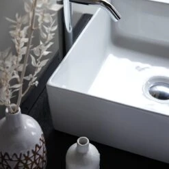 Lada Ceramic Washbasin Ref. 3606 8 Lada Ceramic Washbasin Ref. 3606 -Tikamoon 1200 1200 lada ceramic washbasin 2