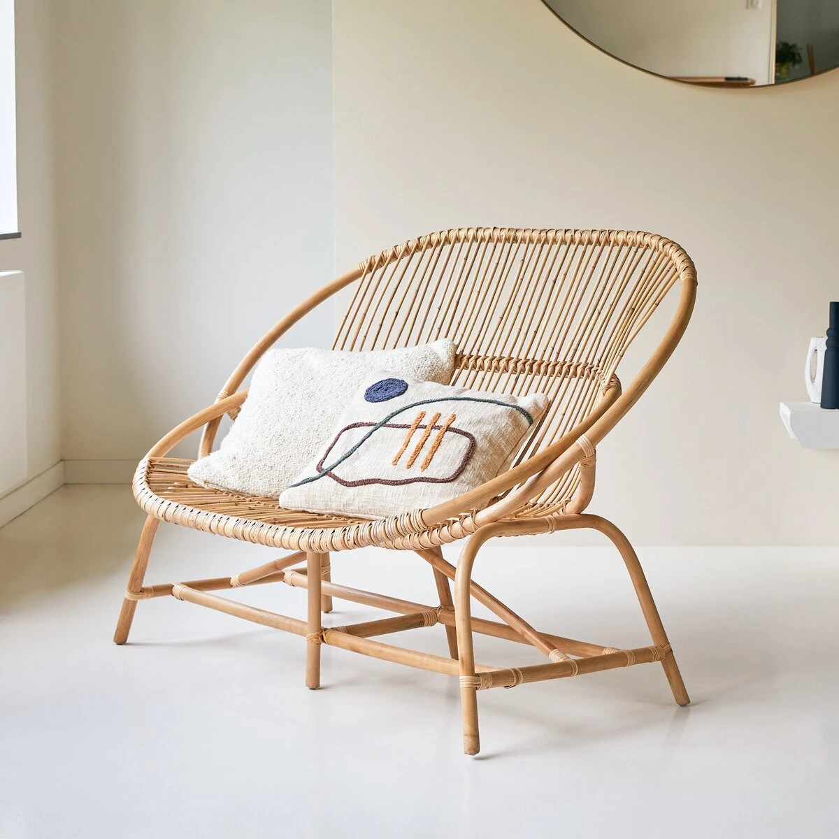 Leontie Rattan Double Armchair Ref. 2395 6 Leontie Rattan Double Armchair Ref. 2395 - Image 4