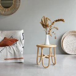 Lina Rattan Bedside Table Ref. 3662