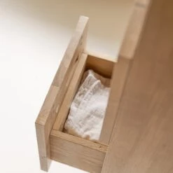 Line Solid Oak Tall Cabinet Ref. 6402 -Tikamoon 1200 1200 line solid oak tall cabinet 4