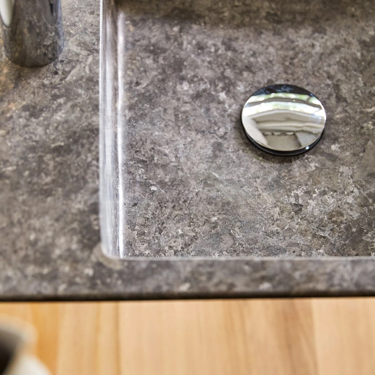 Line Solid Teak And Marble Bathroom Cabinet 85 Cm Ref. 2575 8 Line Solid Teak And Marble Bathroom Cabinet 85 Cm Ref. 2575 - Image 6