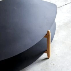 Lisa Teak And Metal Coffee Table Ref. 3454 11 Lisa Teak And Metal Coffee Table Ref. 3454 -Tikamoon 1200 1200 lisa teak and metal coffee table 3