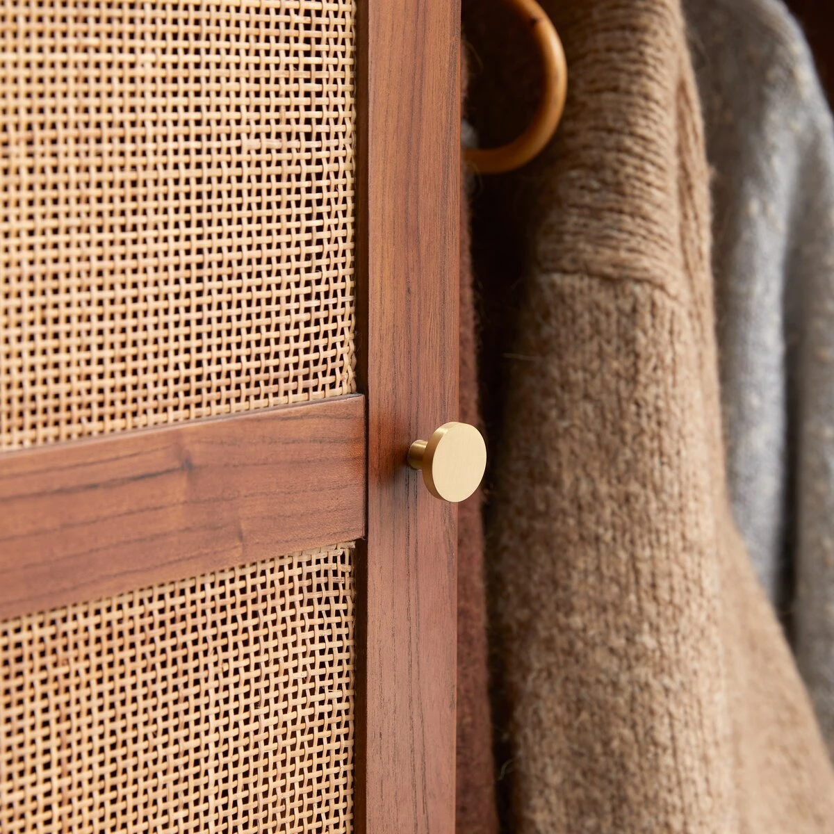 Lisbeth Elm And Canework Wardrobe Ref. 5111 5 Lisbeth Elm And Canework Wardrobe Ref. 5111 - Image 3