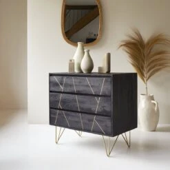 Liv Solid Mango Wood Chest Of Drawers Ref. 5624 -Tikamoon 1200 1200 liv solid mango wood chest of drawers 3