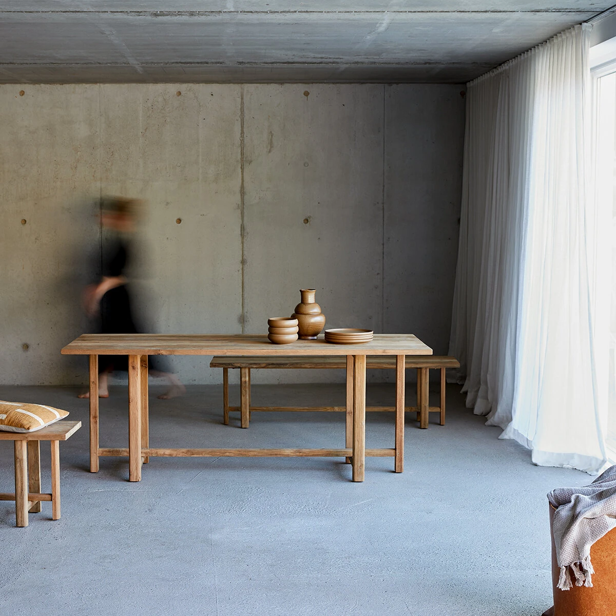 Liva Stoneware Vase, Camel Ref. 5462 5 Liva Stoneware Vase, Camel Ref. 5462 - Image 3