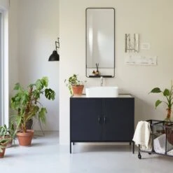 Lizzie Terrazzo And Metal Vanity Unit 90 Cm Ref. 4013