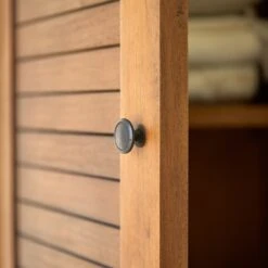 Loggia Tall Solid Acacia Bathroom Cabinet Ref. 2592 -Tikamoon 1200 1200 loggia solid acacia column 5