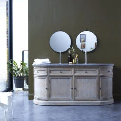 Louise Oak And Stone Vanity Unit 180 Cm Ref. 1813