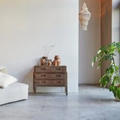 Madi Reclaimed Pine And Oak Chest Of Drawers Ref. 5204