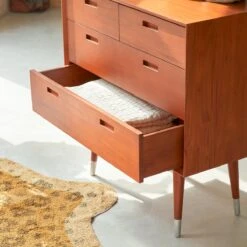 Magda 50's Kids Solid Mahogany Chest Of Drawers Ref. 6310 -Tikamoon 1200 1200 magda 50s kids solid mahogany chest of drawers 1