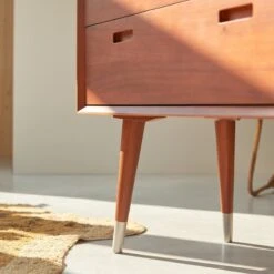 Magda 50's Kids Solid Mahogany Chest Of Drawers Ref. 6310 -Tikamoon 1200 1200 magda 50s kids solid mahogany chest of drawers 5