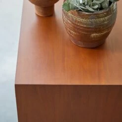 Magda 50's Solid Mahogany Low Chest Of Drawers Ref. 2215 -Tikamoon 1200 1200 magda 50s mahogany low chest of drawers 2