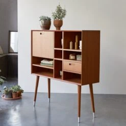 Magda 50's Solid Mahogany Sideboard 130 Cm Ref. 2213 -Tikamoon 1200 1200 magda 50s mahogany sideboard 130 cm 3