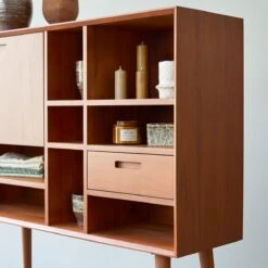 Magda 50's Solid Mahogany Sideboard 130 Cm Ref. 2213 -Tikamoon 1200 1200 magda 50s mahogany sideboard 130 cm 5