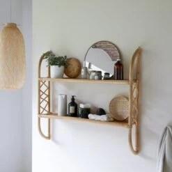 Marius Rattan Bathroom Wall-mounted Shelf Ref. 3204 8 Marius Rattan Bathroom Wall-mounted Shelf Ref. 3204 -Tikamoon 1200 1200 marius rattan bathroom wall mounted shelf 2