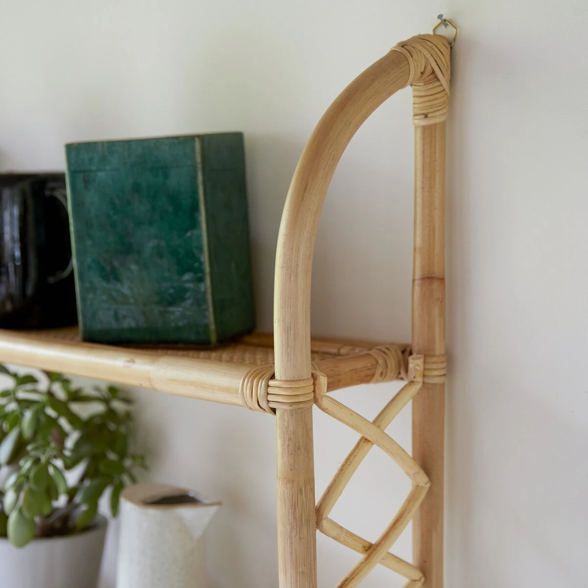 Marius Rattan Wall-mounted Shelf Ref. 2394 4 Marius Rattan Wall-mounted Shelf Ref. 2394 - Image 2