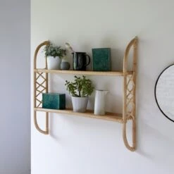 Marius Rattan Wall-mounted Shelf Ref. 2394 11 Marius Rattan Wall-mounted Shelf Ref. 2394 -Tikamoon 1200 1200 marius rattan wall mounted shelf 3