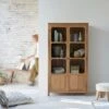 Marthe Solid Oak Storage Cabinet Ref. 4931 1 Marthe Solid Oak Storage Cabinet Ref. 4931 -Tikamoon 1200 1200 marthe solid oak storage cabinet