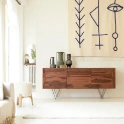 Metric Solid Sheesham Sideboard 175 Cm Ref. 2337