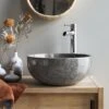 Mia Light Grey Marble Washbasin Ref. 3585 -Tikamoon 1200 1200 mia light grey marble washbasin