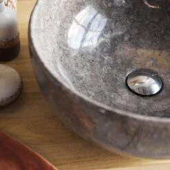 Mia Light Grey Marble Washbasin Ref. 3585 -Tikamoon 1200 1200 mia light grey marble washbasin 3