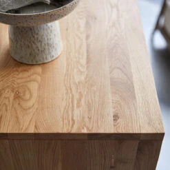 Miho Low Bookcase In Solid Oak Ref. 5641 -Tikamoon 1200 1200 miho low bookcase in solid oak 2