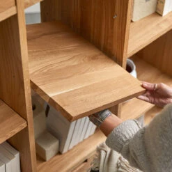 Miho Premium Pink Terrazzo And Solid Oak Console Table Ref. 5640 11 Miho Premium Pink Terrazzo And Solid Oak Console Table Ref. 5640 -Tikamoon 1200 1200 miho premium pink terrazzo and oak console table 4