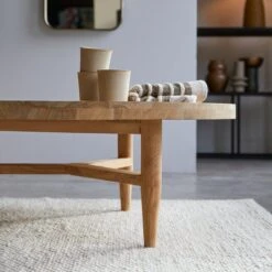 Milla Solid Teak Coffee Table Ref. 3343 13 Milla Solid Teak Coffee Table Ref. 3343 -Tikamoon 1200 1200 milla solid teak coffee table 5