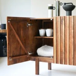 Milo Solid Mango Wood Sideboard Ref. 4652 -Tikamoon 1200 1200 milo solid mango wood sideboard 5