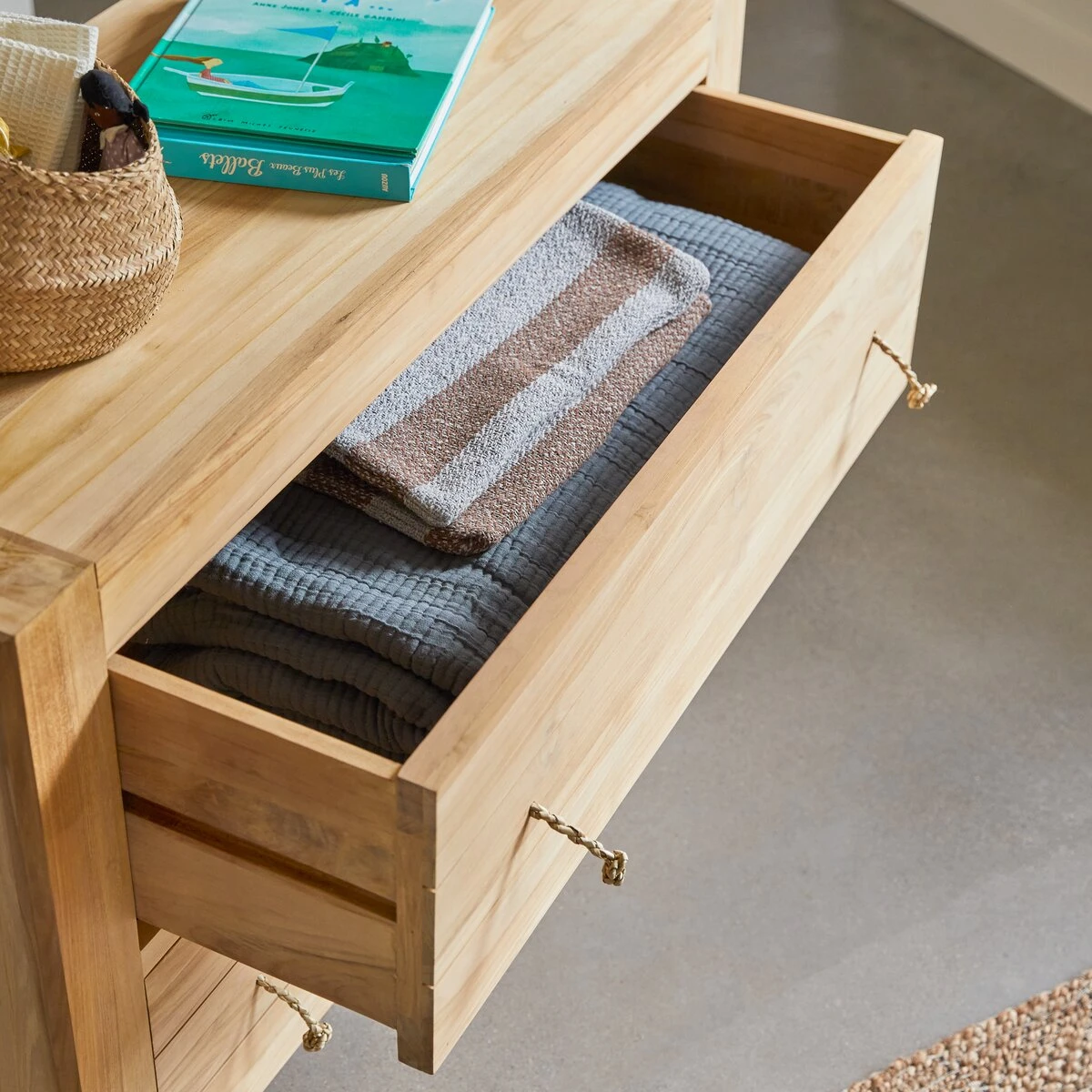 Minimalys Kids Solid Teak Chest Of Drawers Ref. 5497 4 Minimalys Kids Solid Teak Chest Of Drawers Ref. 5497 - Image 2