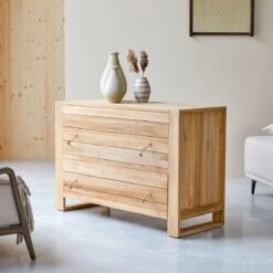 Minimalys Solid Teak Chest Of Drawers Ref. 6062 -Tikamoon 1200 1200 minimalys solid teak chest of drawers 3