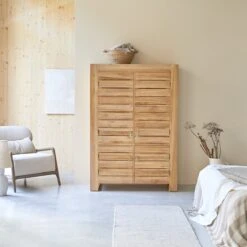 Minimalys Solid Teak Cupboard Ref. 2171