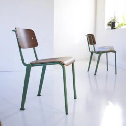 Mio Lichen Walnut And Metal Chair Ref. 2517