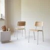 Mio White Metal And Ash Chair Ref. 6387 2 Mio White Metal And Ash Chair Ref. 6387 -Tikamoon 1200 1200 mio white metal and ash chair