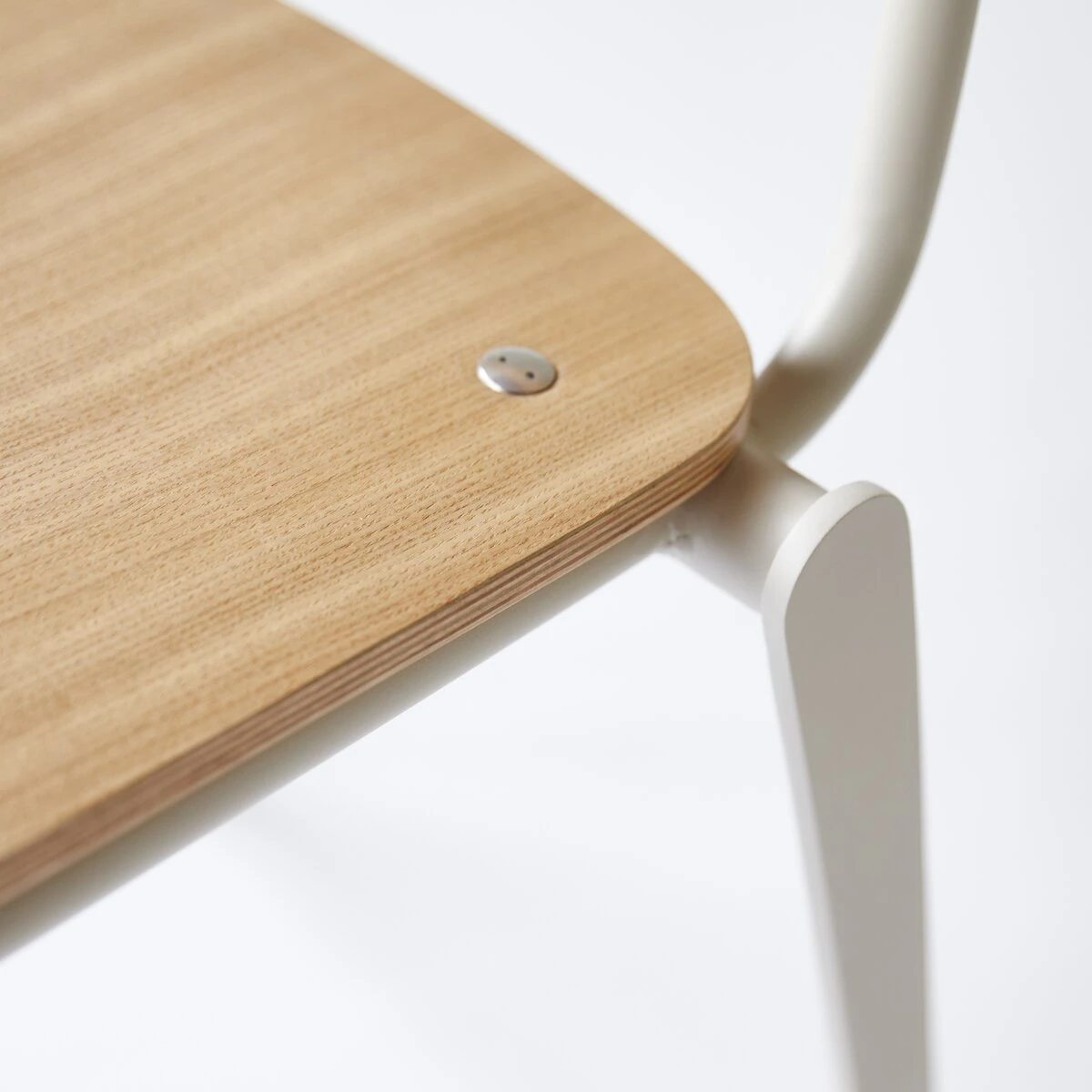 Mio White Metal And Ash Chair Ref. 6387 11 Mio White Metal And Ash Chair Ref. 6387 - Image 9