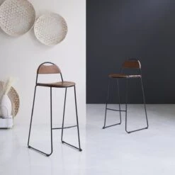 Molly Solid Ash And Metal Bar Chair Ref. 4152