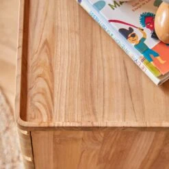 Nino Kids Solid Teak Bedside Table Ref. 5618 -Tikamoon 1200 1200 nino kids solid teak bedside table 5