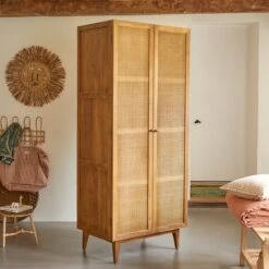 Ninon Kids Pine And Canework Cupboard Ref. 5504 -Tikamoon 1200 1200 ninon kids pine and canework cupboard 3