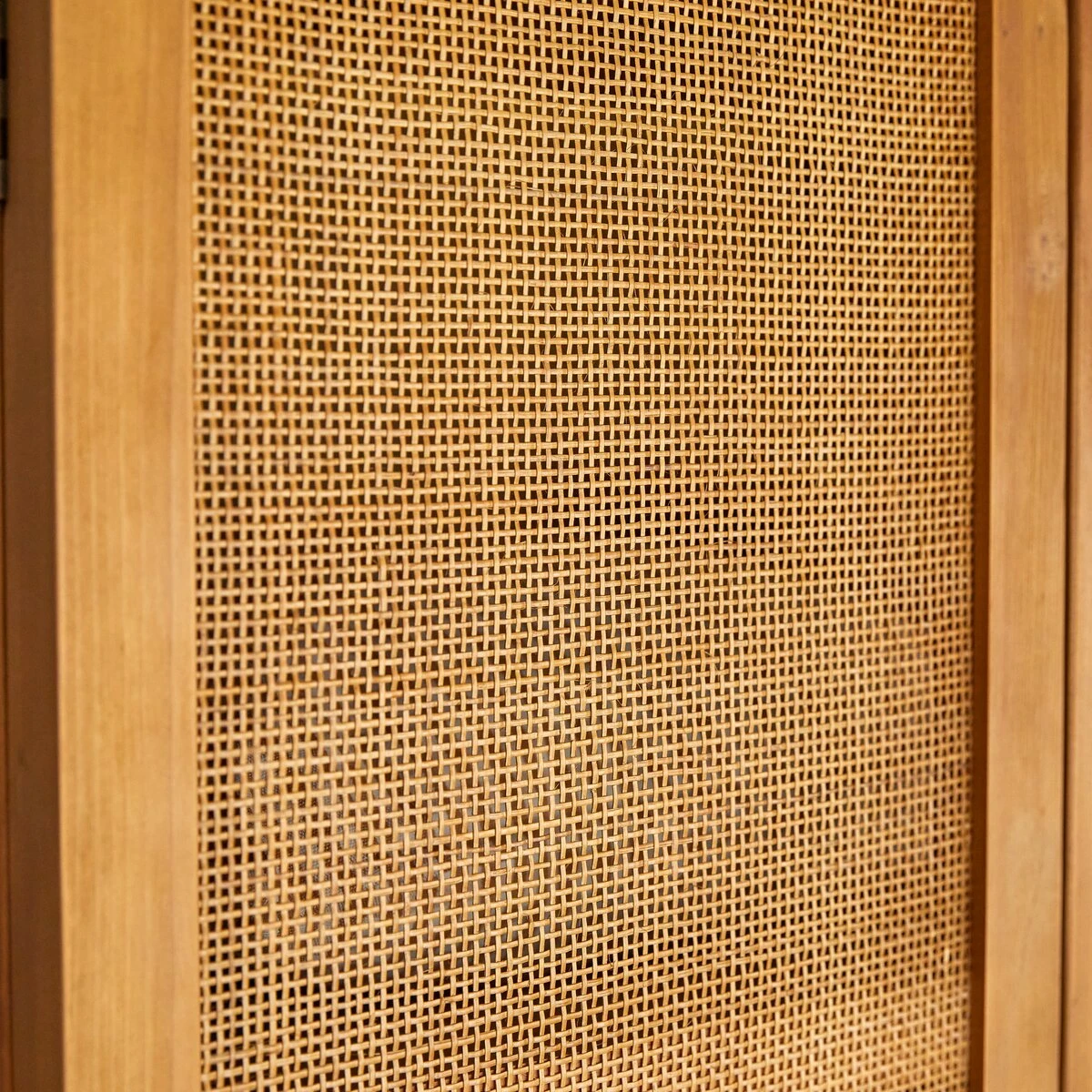 Ninon Pine And Canework Storage Wardrobe Ref. 3965 5 Ninon Pine And Canework Storage Wardrobe Ref. 3965 - Image 3